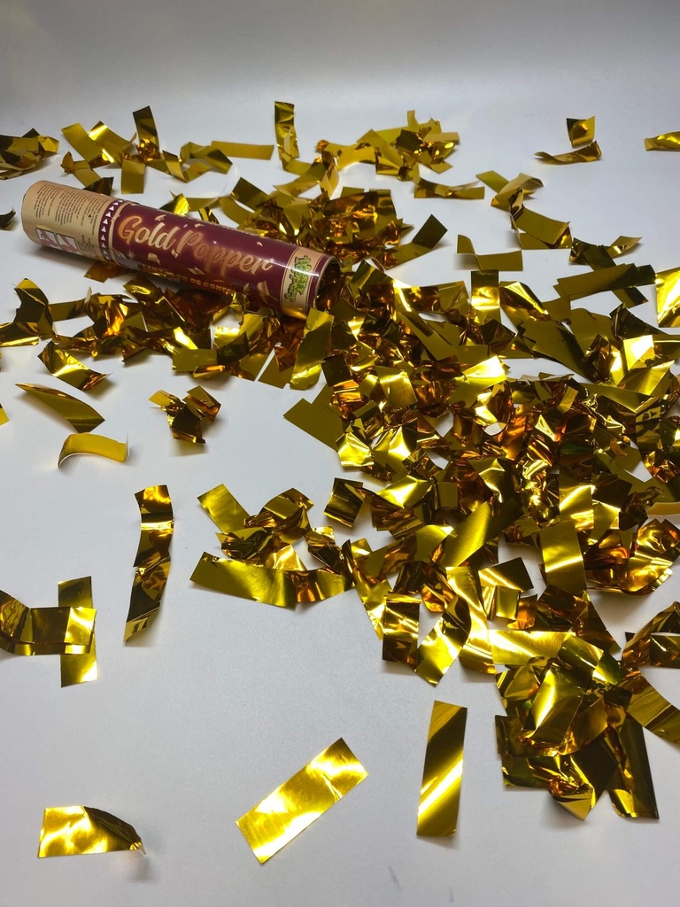 Party Popper Gold 20cm C/1