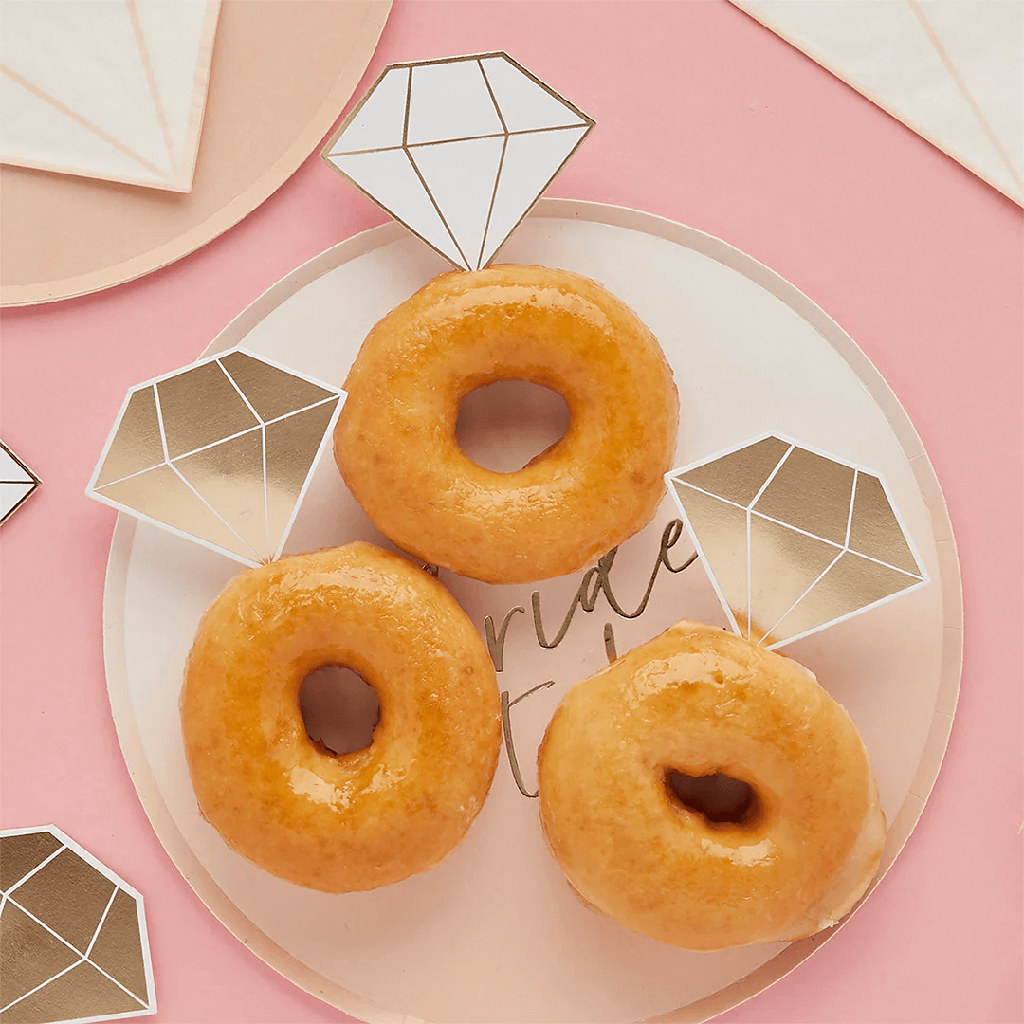 Food Picks Dimonds Bride To Be C/12