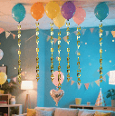 Tiras Happy Birthday Foil Para Globo C/5