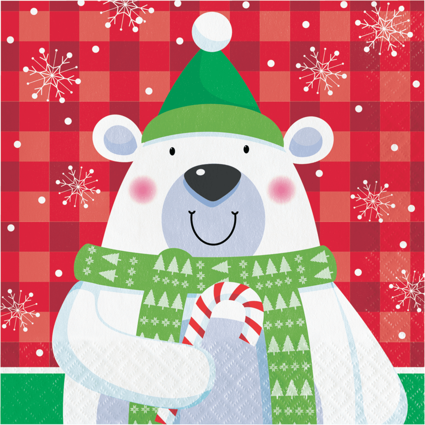 Servilleta G Christmas Characters C/16