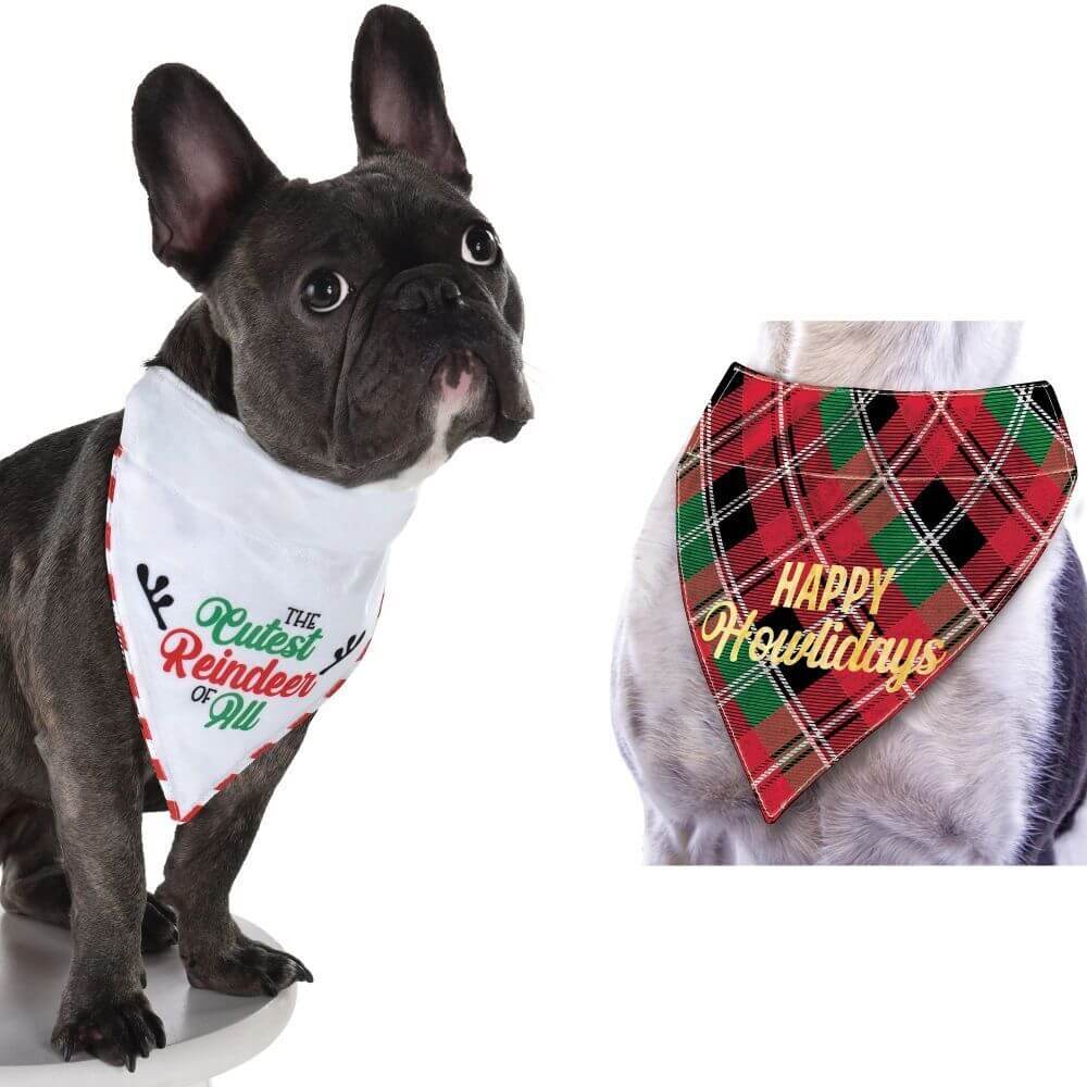 Bandana Para Mascota Reindeer C/1