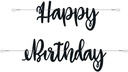 Party Banner Happy Birthday Negro C/1