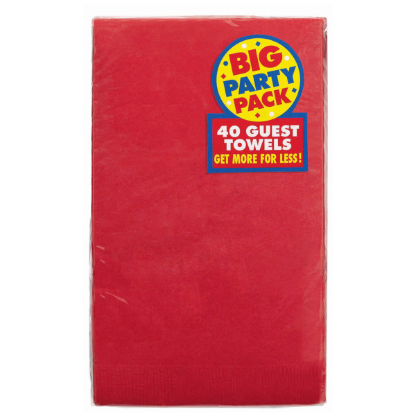 Servilleta Rectangular Rojo C/40