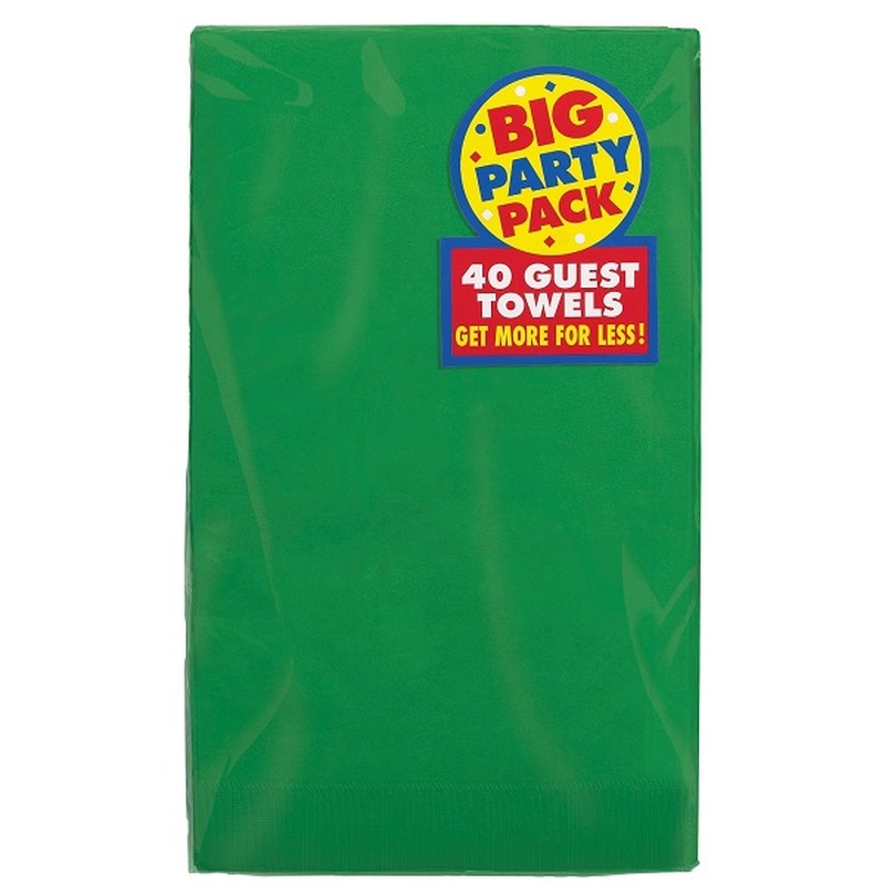Servilleta Rectangular Verde Bandera C/40