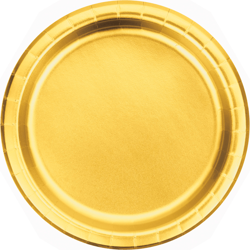 Plato 9" Foil Gold C/8