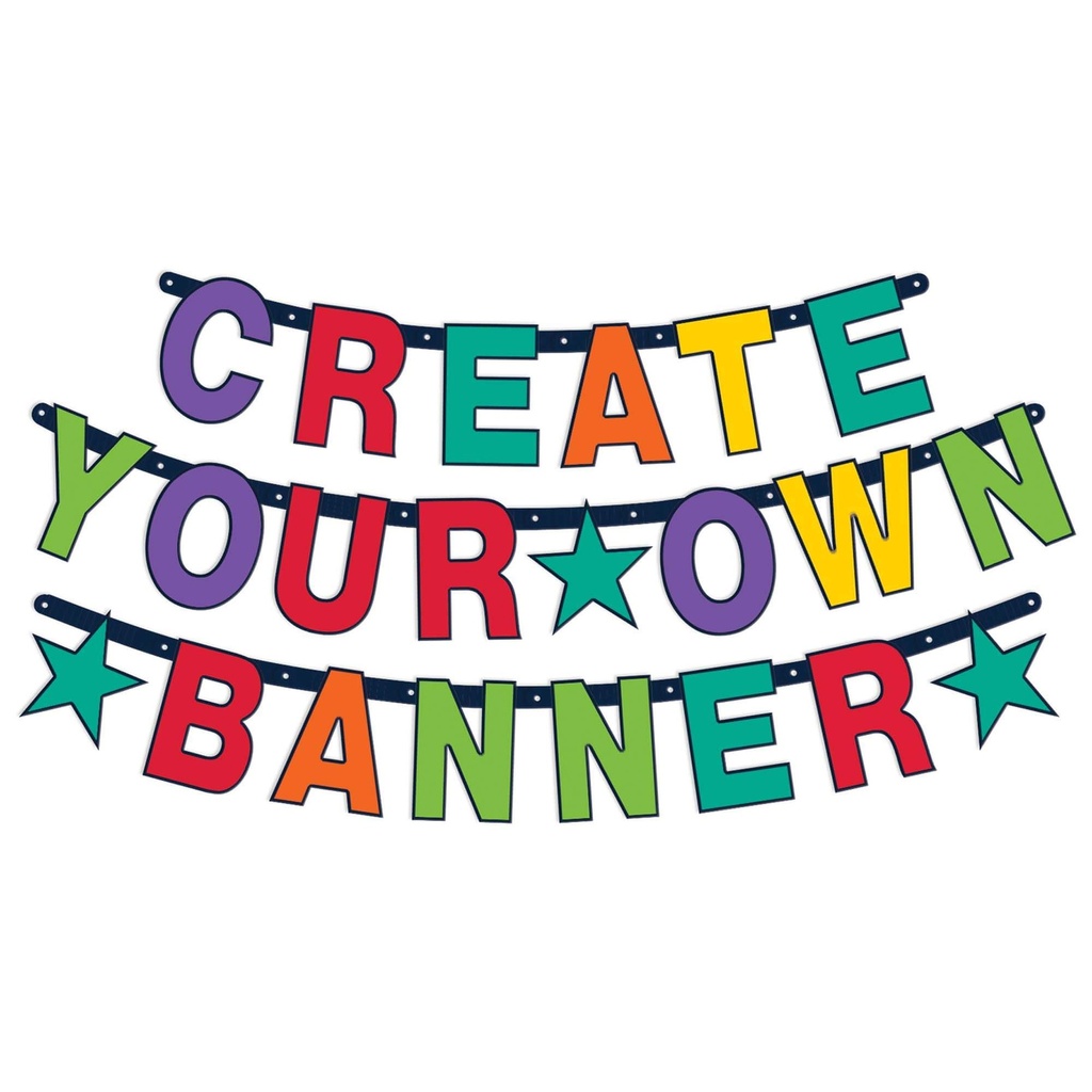 Letter Banner Kit Create Your Own Banner  C/1