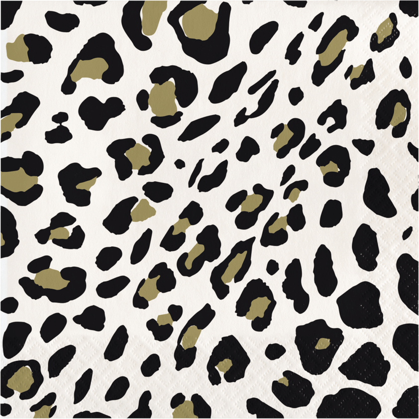 Servilleta G Leopard Gold Creative C/16