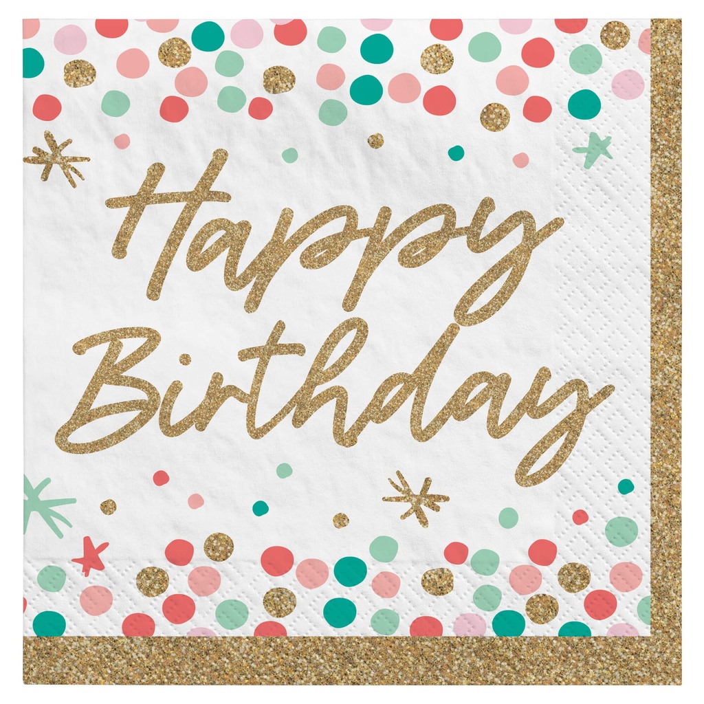 Servilleta G Wish Big Birthday C/36