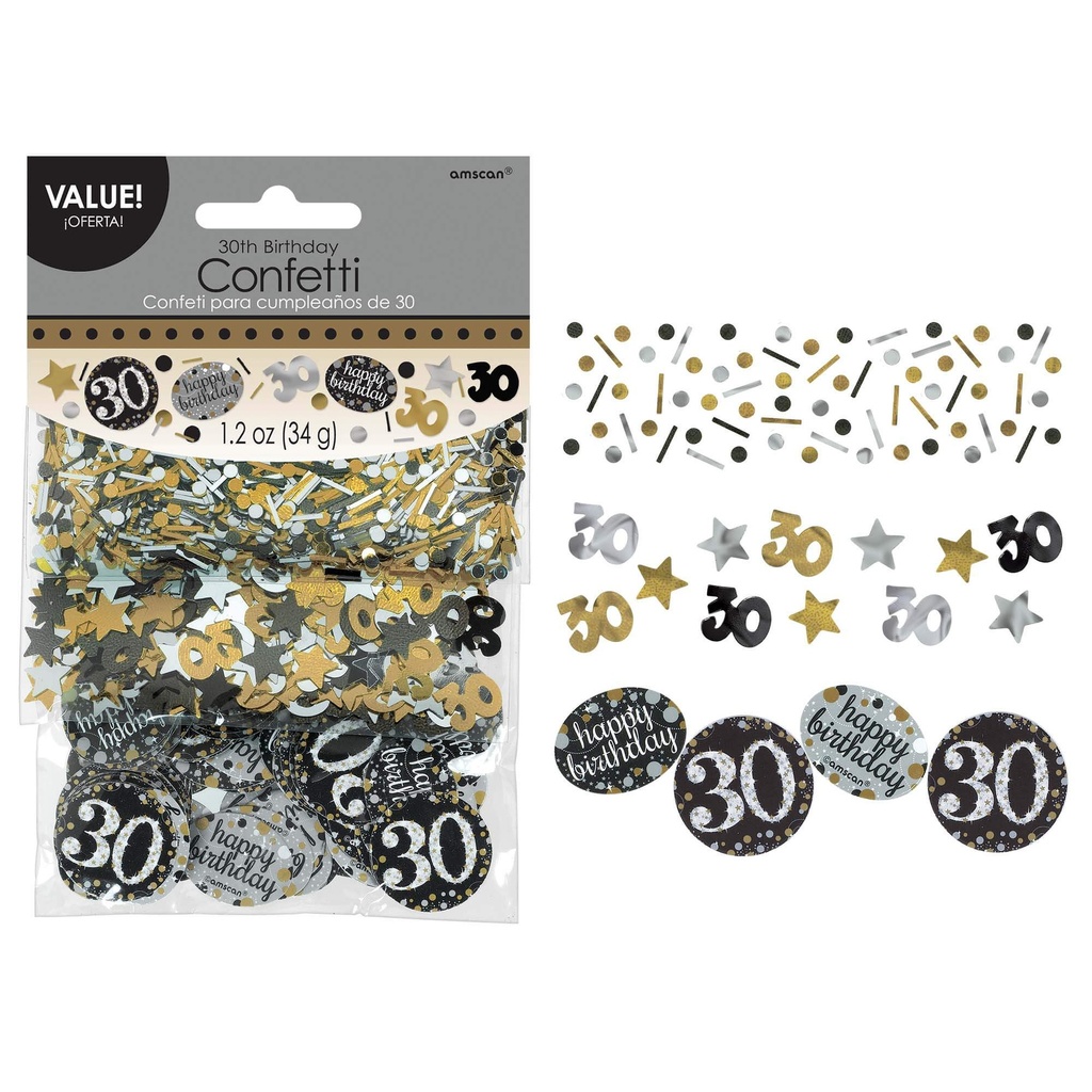 Confetti HBD 30s Sparkling Celebration C/1