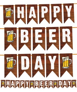 Letrero Banderillas Happy Beer Day c/1