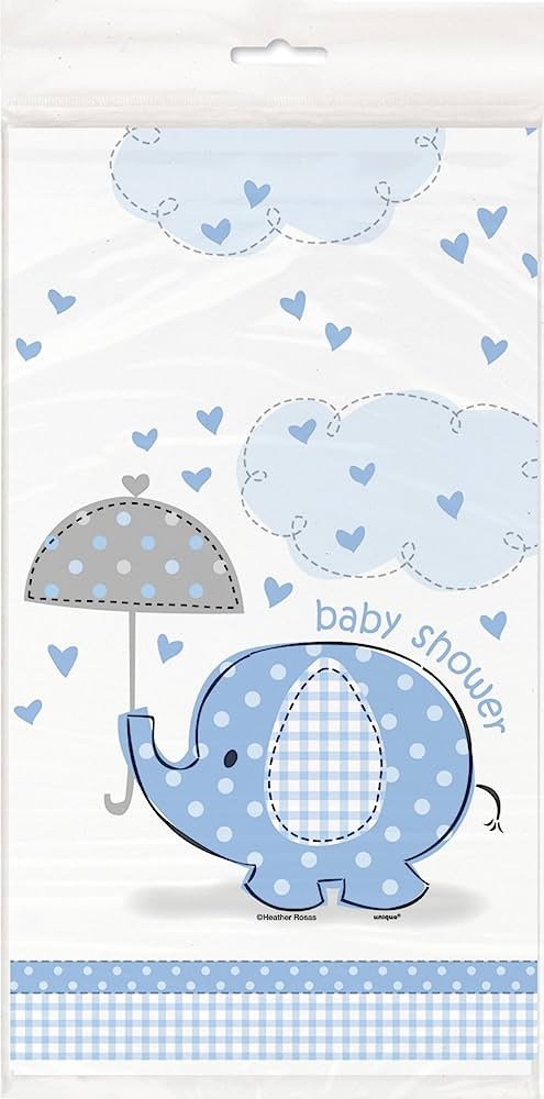 Mantel Baby Shower Niño Elefante C/1
