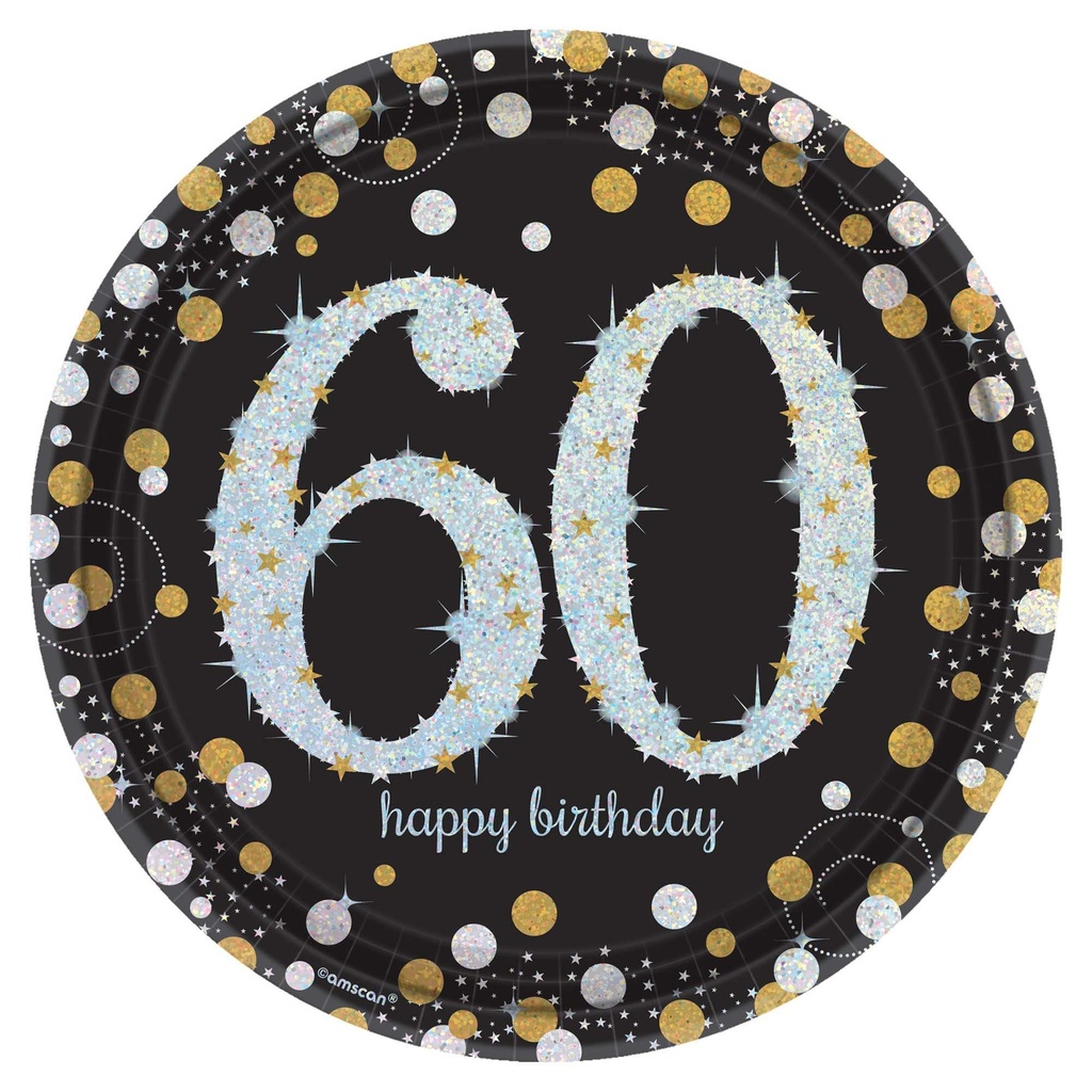 Plato 9" Sparkling Celebration 60 C/8