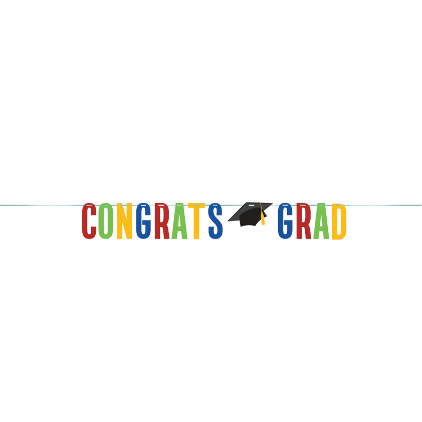 Shaped Banner Colorful Grad