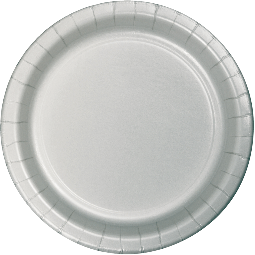 Plato 7" Shimmering Silver / Plata C/8