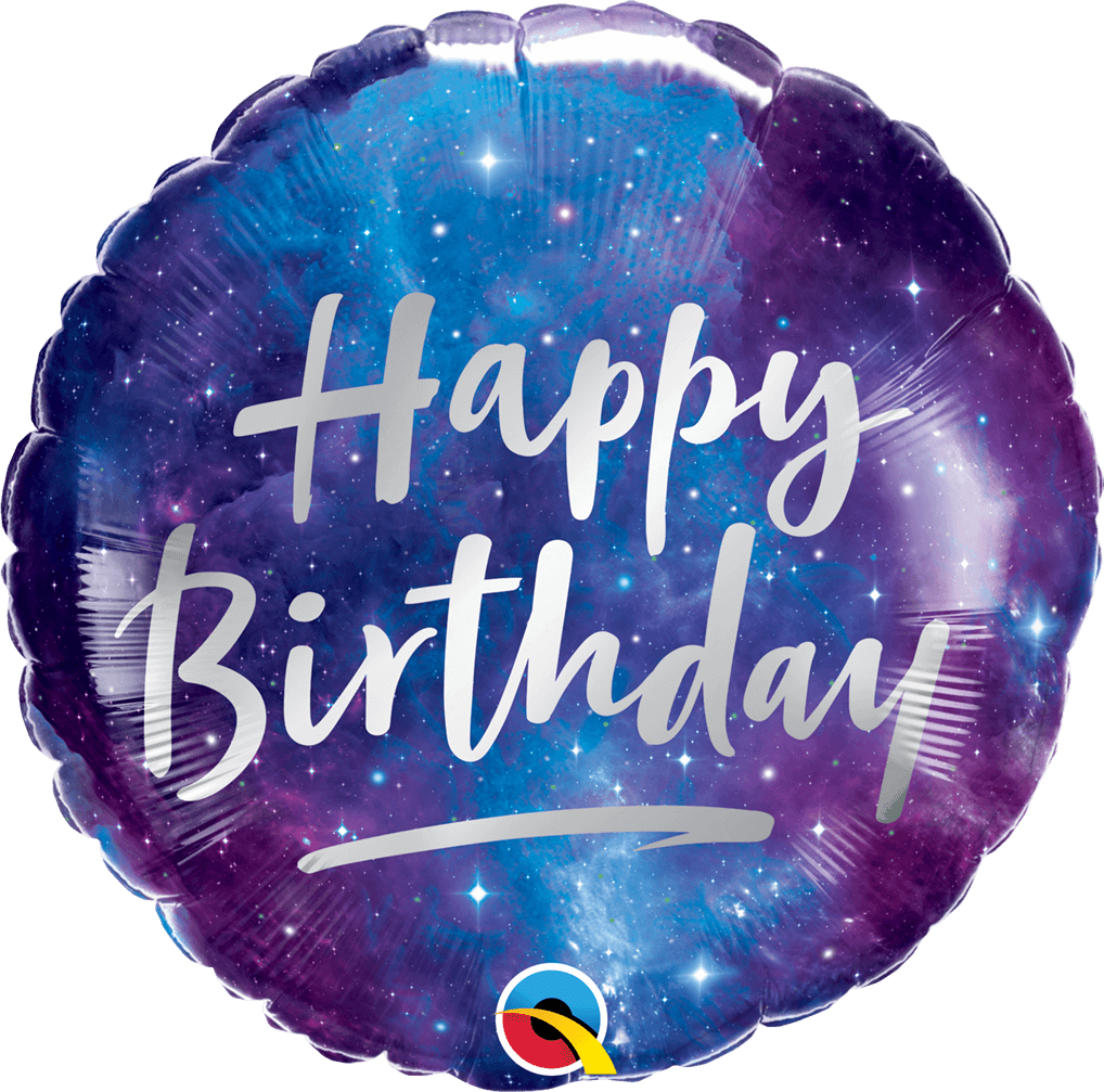 Globo 18" HBD Galaxia C/1