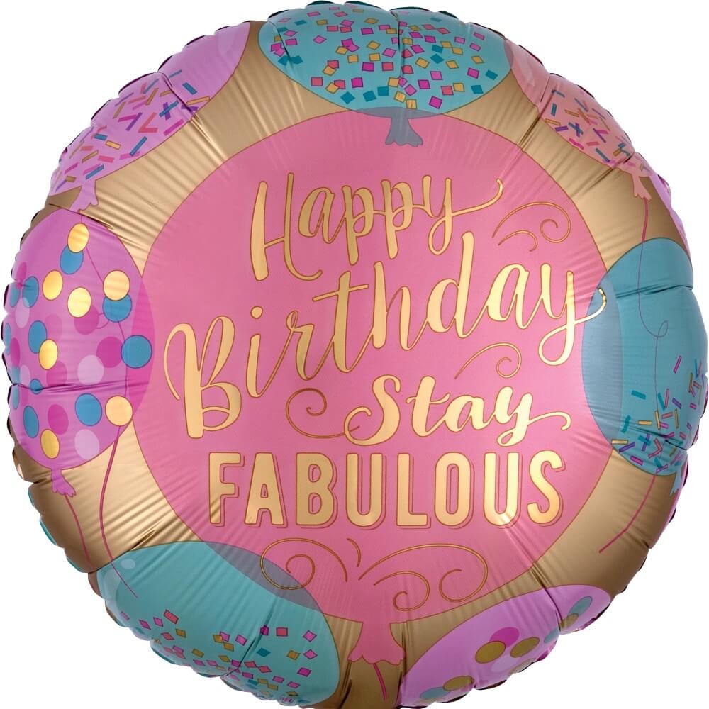 Globo 18" HBD Stat Fabulous C/1