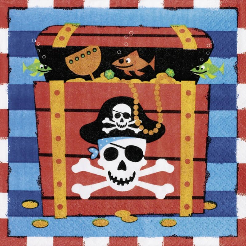 Servilleta G Pirates Treasure C/16
