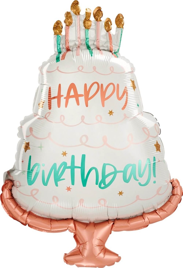 Globo 36" Happy Cake Day C/1