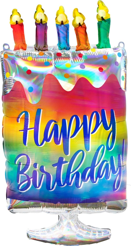 Globo 36" Iridescent Cake C/1