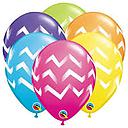 Globo 12" Rayas Chevron C/1