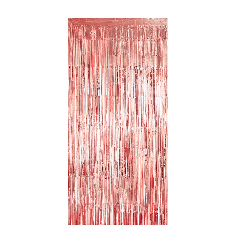 Cortina Metalica Oro Rosa C/1
