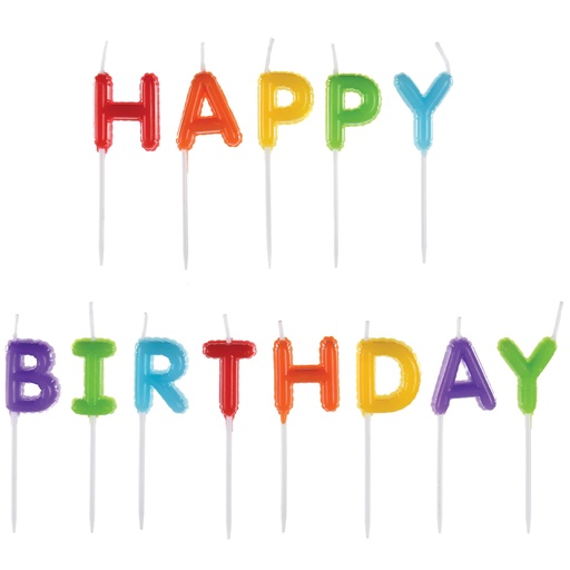 Vela Happy Birthday Primary Colors C/1