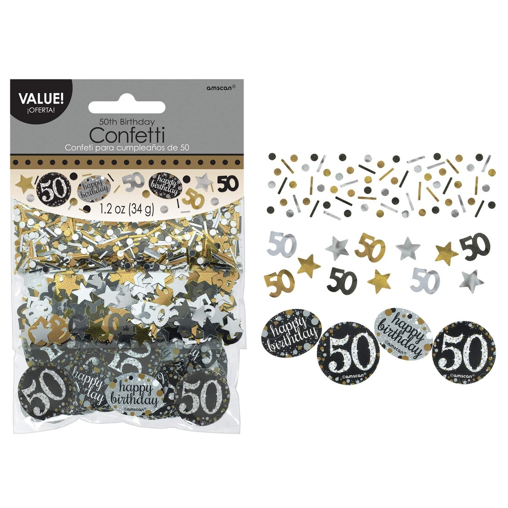 Confetti HBD 50s Sparkling Celebration C/1