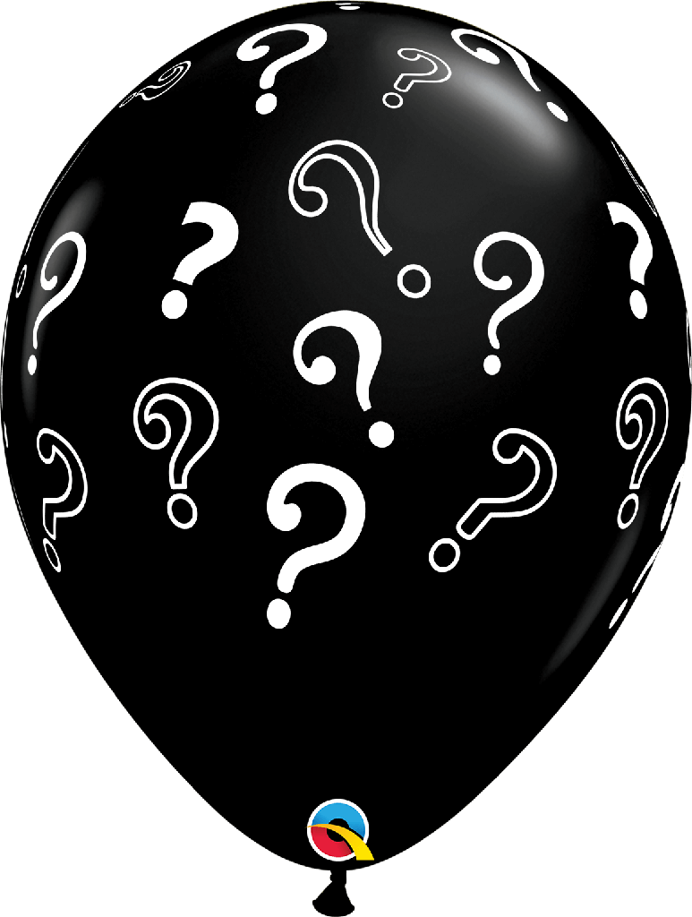 Globo 16" Signos de Interrogacion C/1