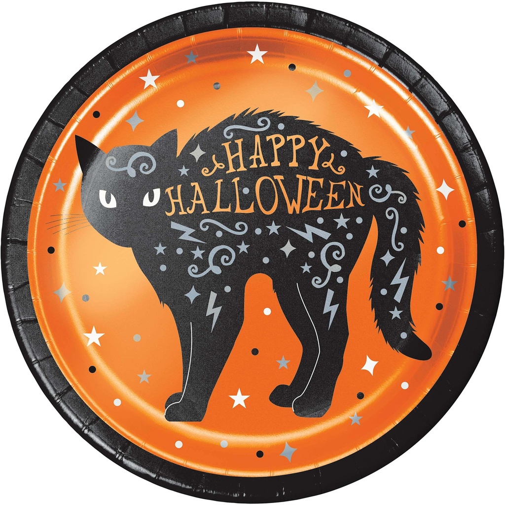 Plato 7" Wicked Witch Halloween "Happy Halloween" C/8