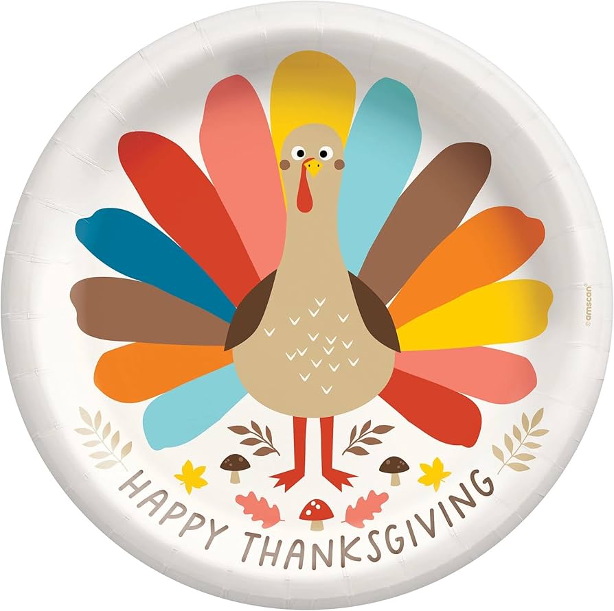 Plato 10" Happy Thanksgiving C/20
