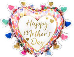 Globo 36" Corazon Happy Mother's Day C/1