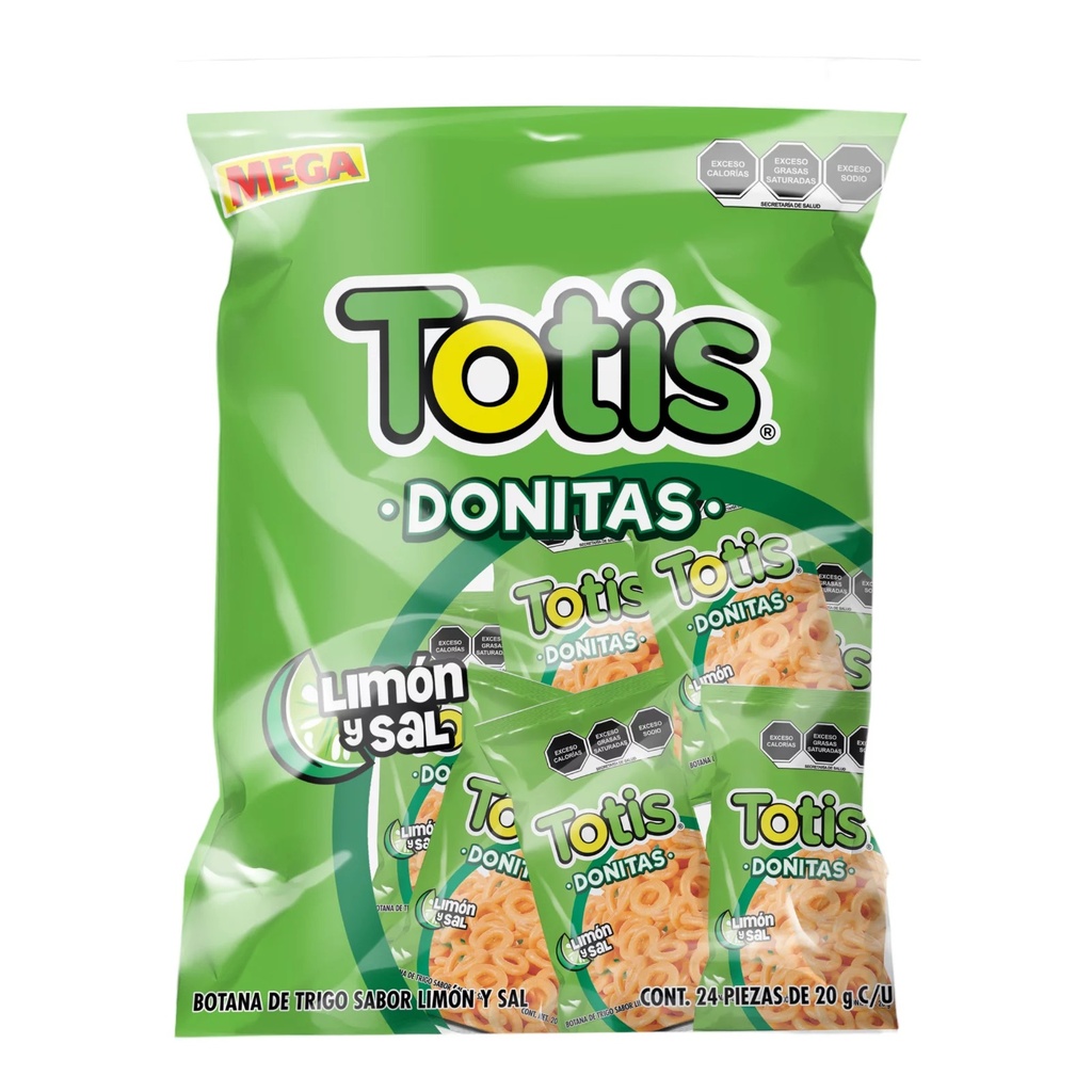 Totis Mega Sal y Limon C/24