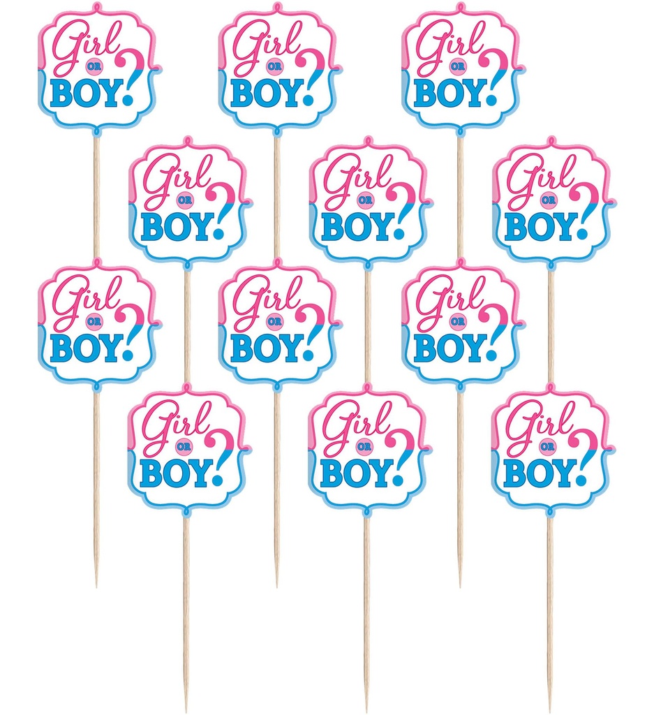 Palillos ¿Girl Or Boy? C/36