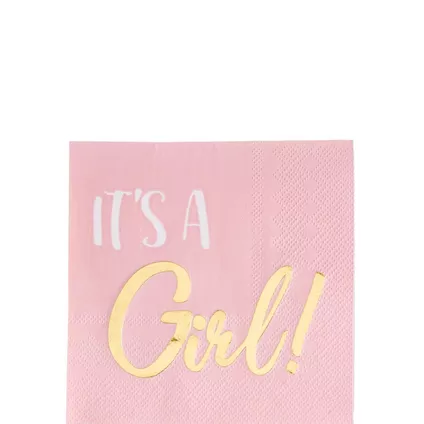 Servilleta Ch It"s A Girl C/16