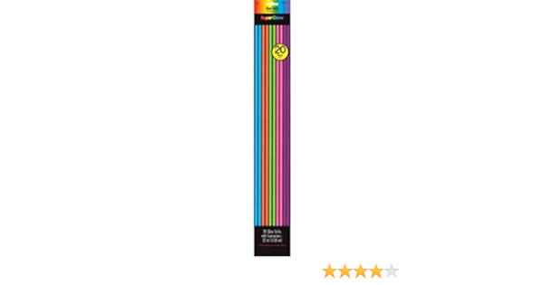 Barra Neon Larga Colores C/20