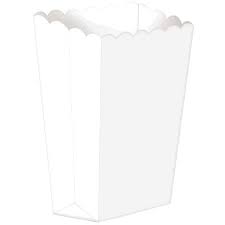 Caja Para Dulces Blanco C/5