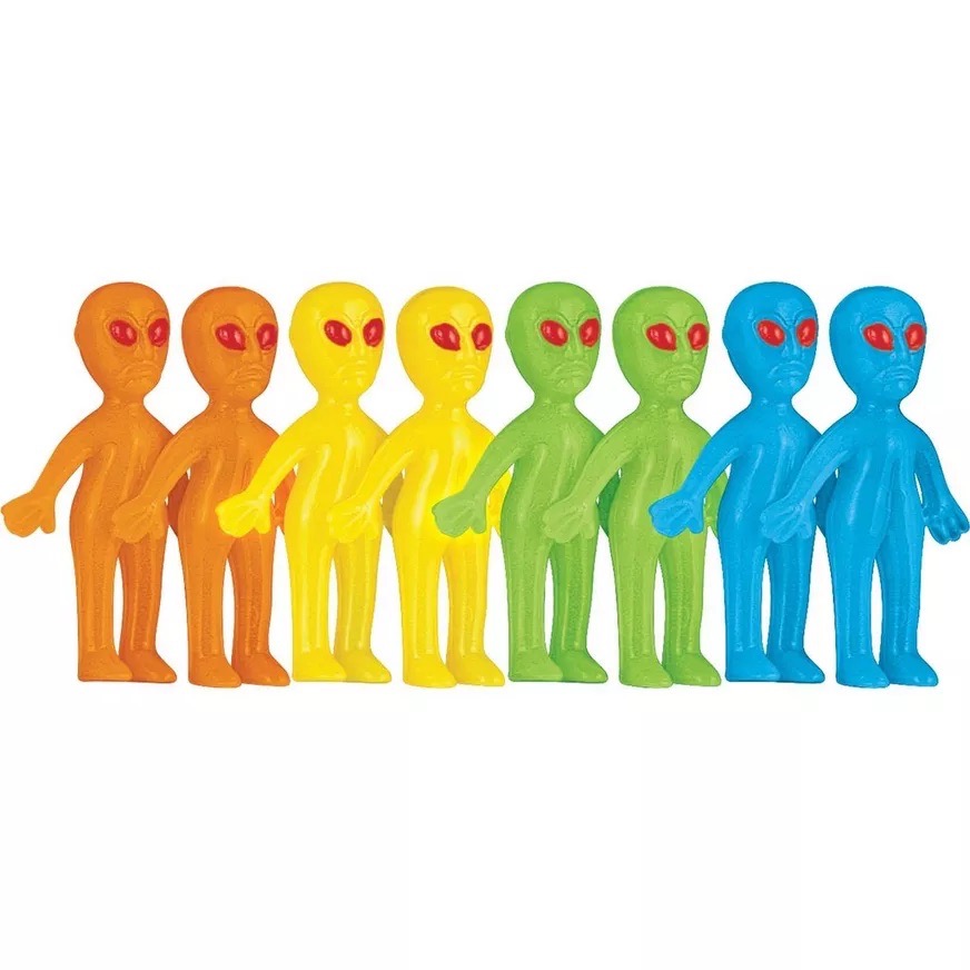Glow In The Dark Aliens C/8