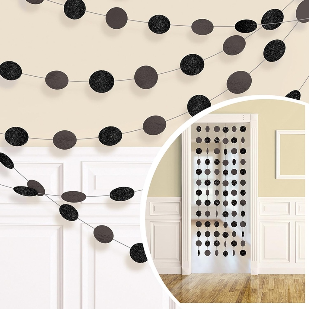 Dots Garland Negro C/6