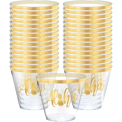 Vaso De Plastico Aloha C/30