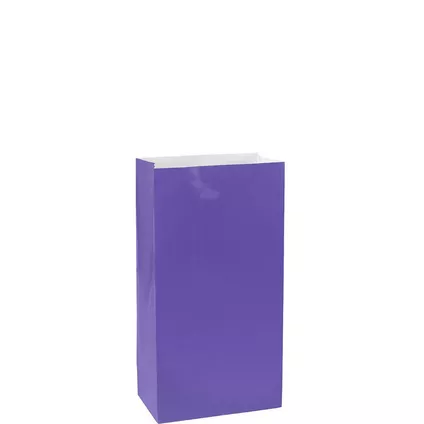 Bolsa Para Dulces Morado C/12