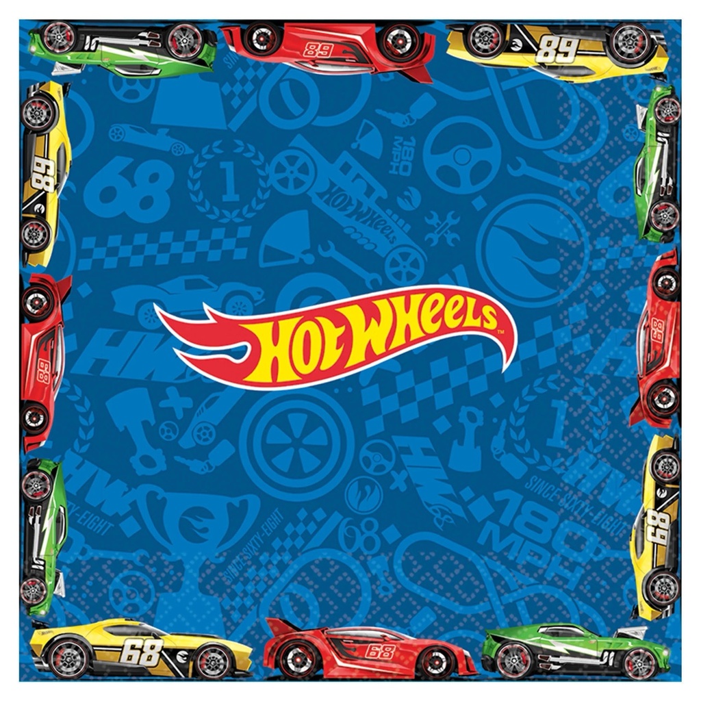 Servilleta G Hot Wheels C/16
