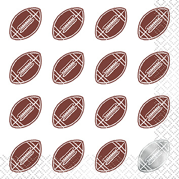 Servilleta CH Football Toss C/16