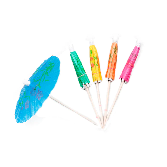 Palillos Sombrilla C/24