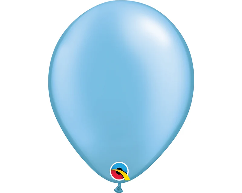 Globo 12" Azul Celeste Nacarado C/1