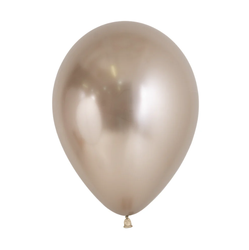 Globo 12" Latex Reflex Champaña C/1