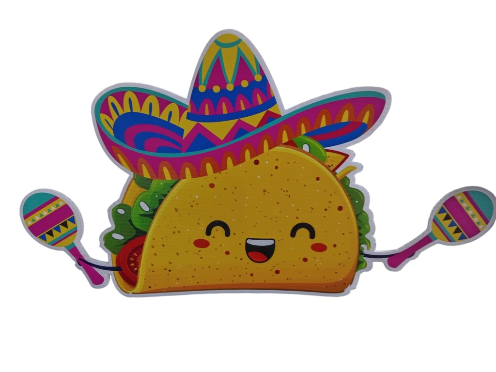 Figura De Coroplast Taco G C/1