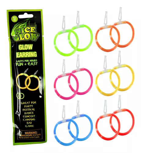 Aretes Neon C/1Par