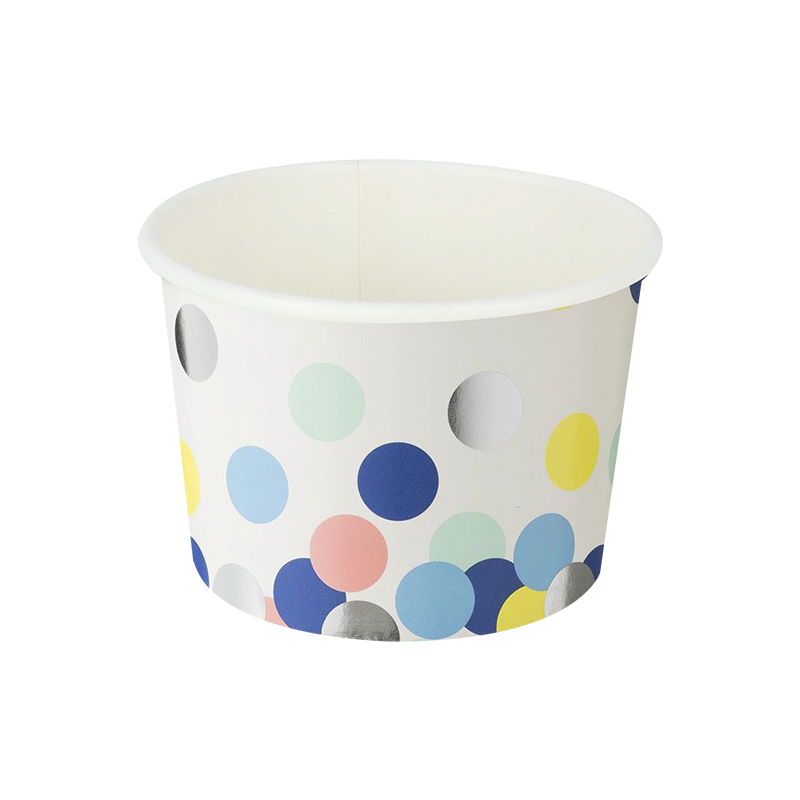 Vaso 16oz Para Dulces Dots Colores C/5