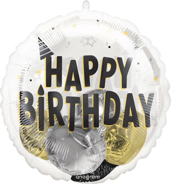 Globo 36" Insiders Birthday Gold C/1