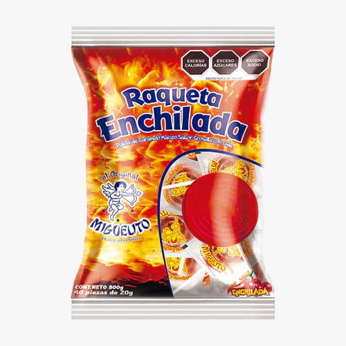 Paleta Raqueta Mango C/40